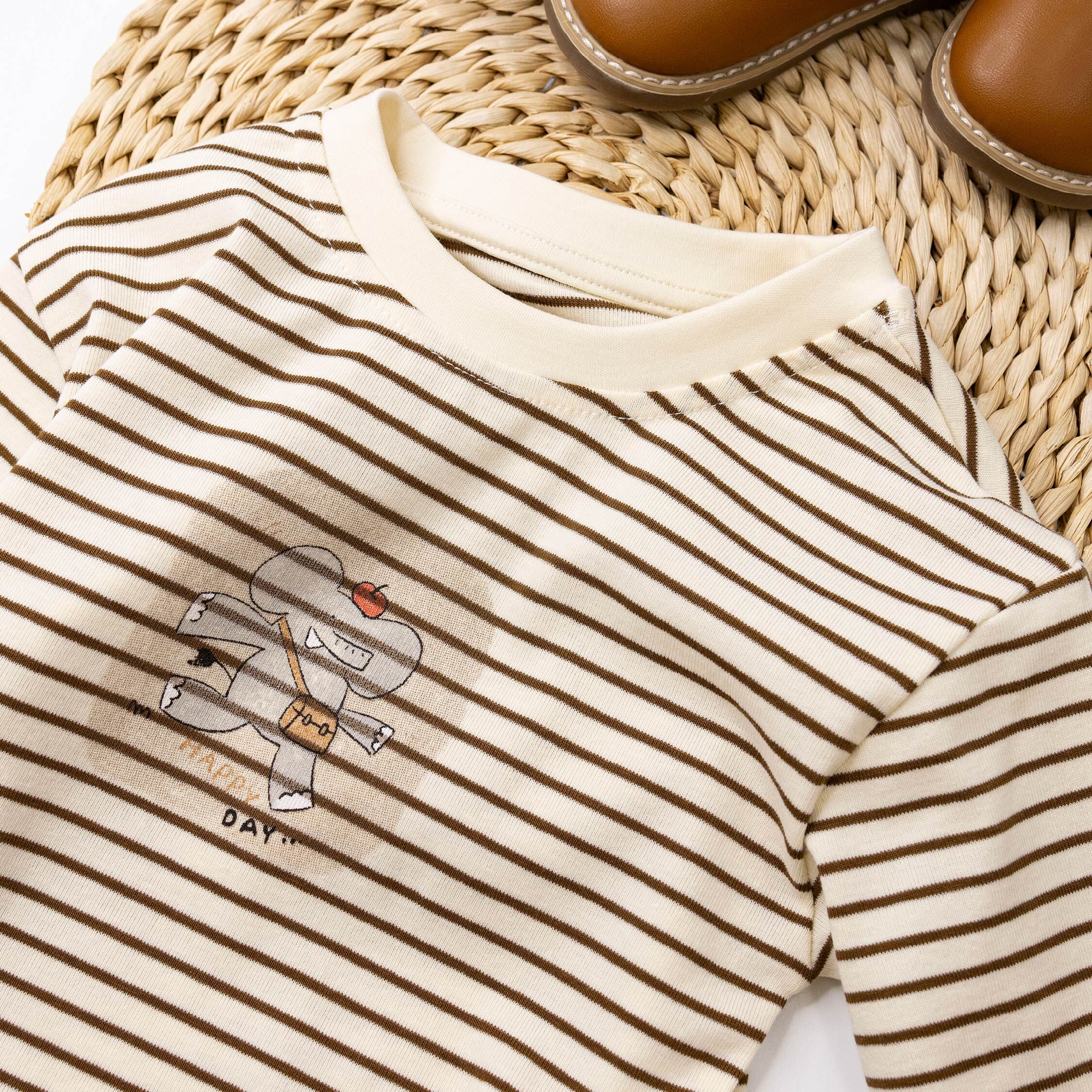 【H55501】森林小象郊遊趣上衣