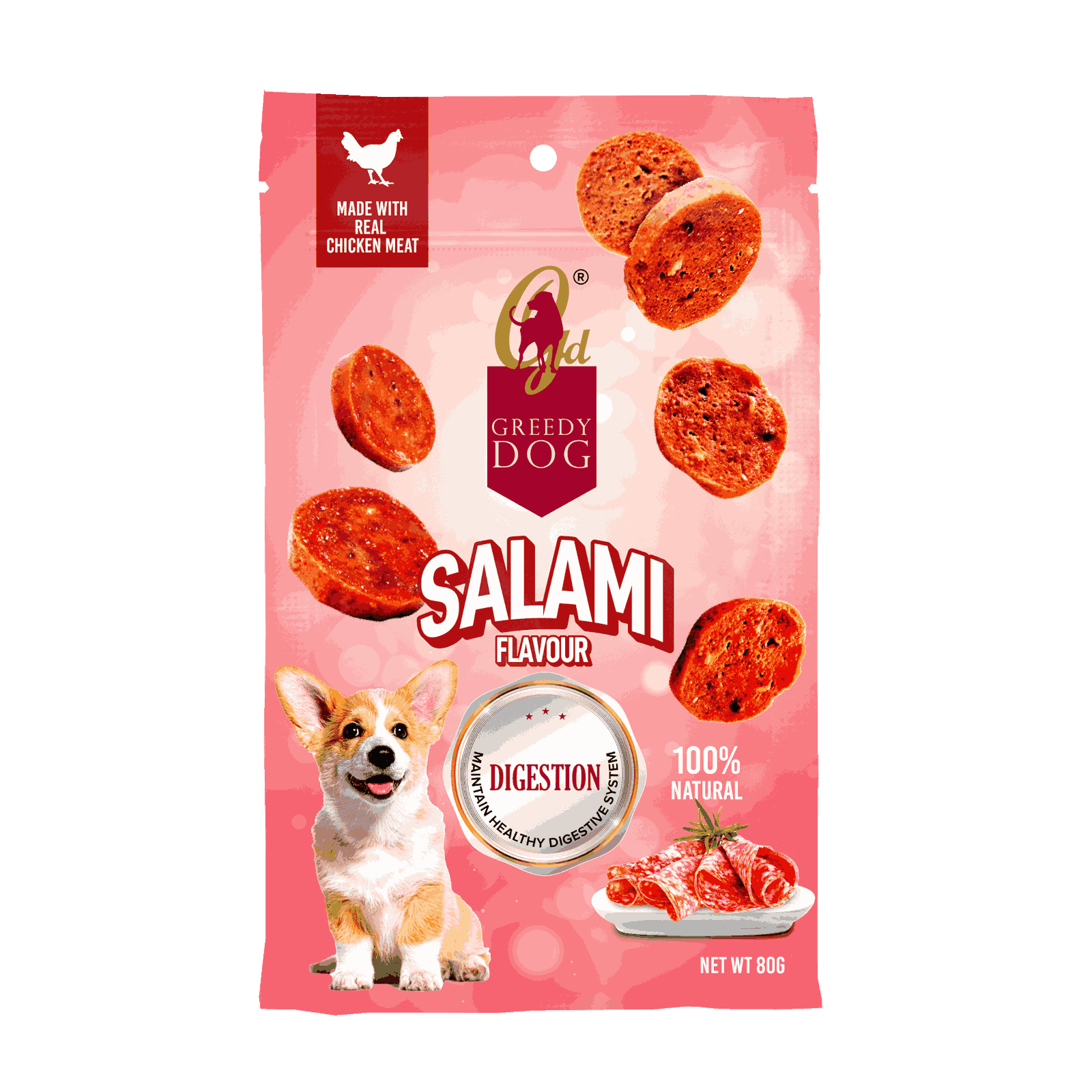 Greedy Dog 純天然 狗小食 80g