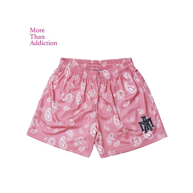 MTA Paisley Pattern Short 網布 變形蟲 短褲 粉紅 MTA-46 [台灣現貨]