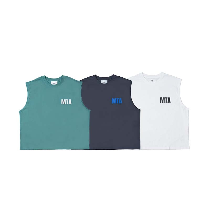 MTA Basic Vest 無袖 寬肩 背心 綠色 深灰 白色 MT25T002 [台灣現貨]