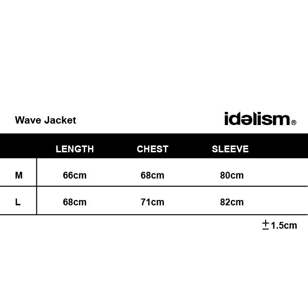 idealism IDE Wave Jacket/波紋外套【ID25026】