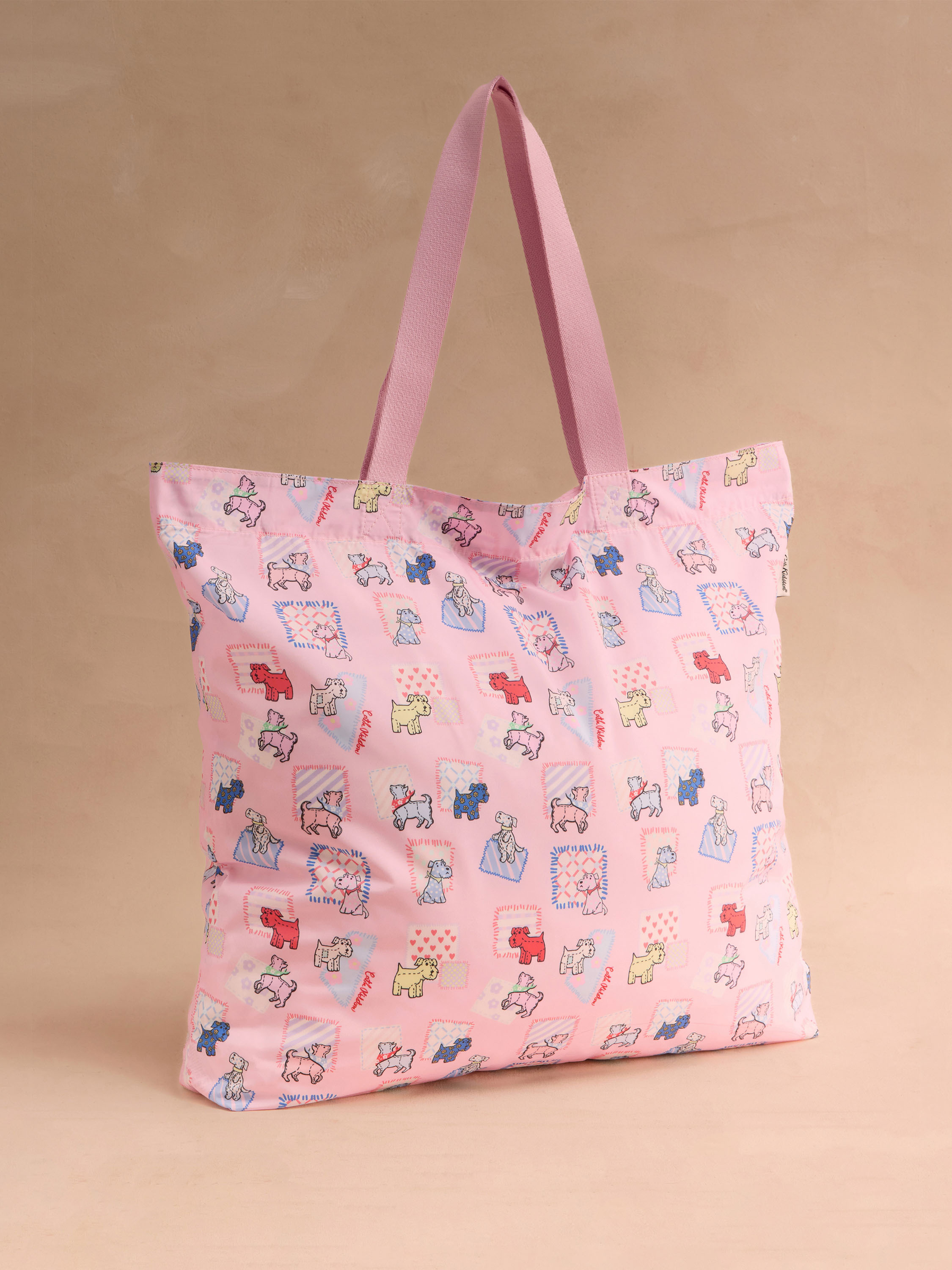 Teddy Dog 大型可折疊拉鍊購物袋