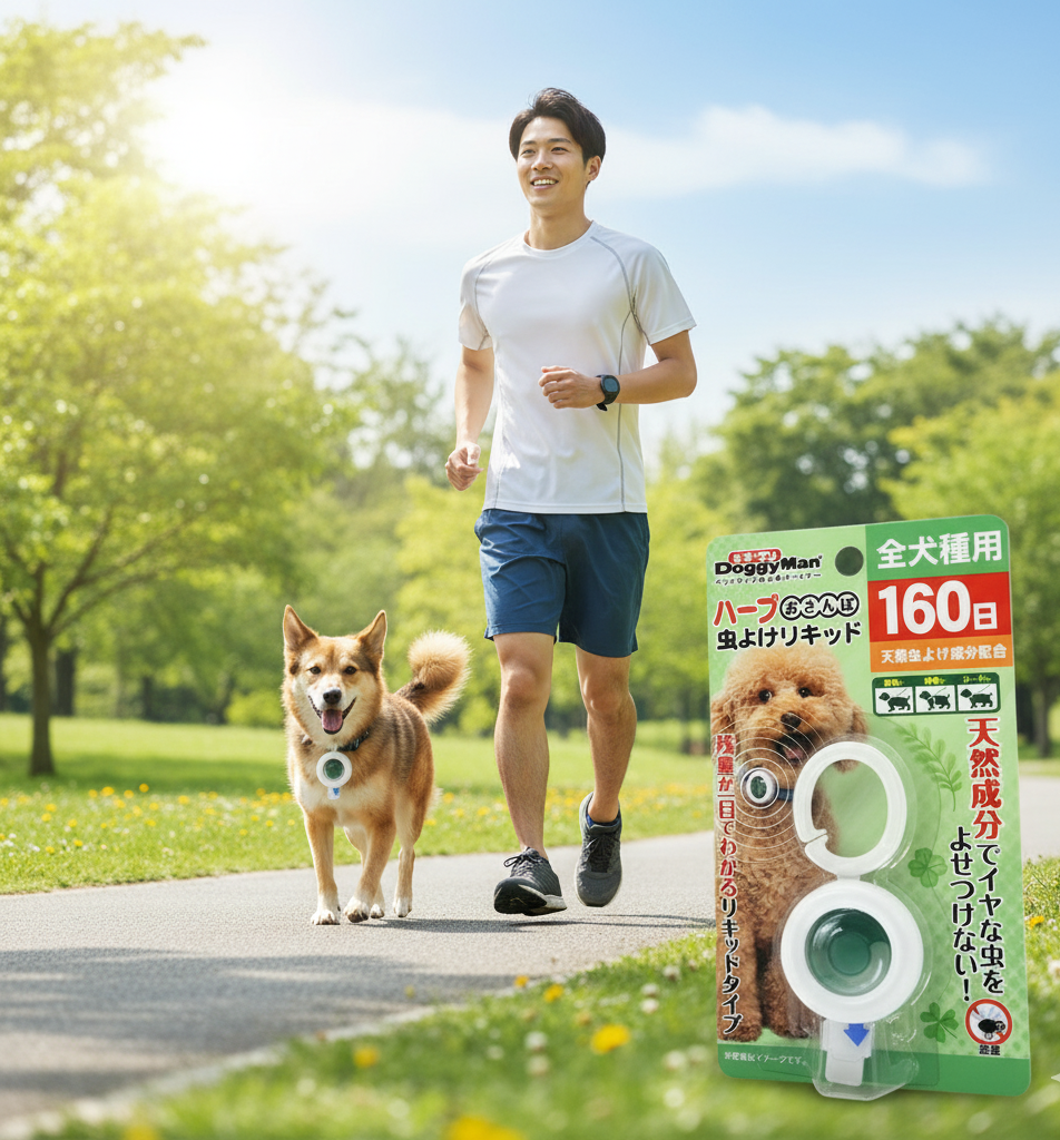 (日本製造) Doggyman Hayashi 狗用草本散步驅蟲液 160天