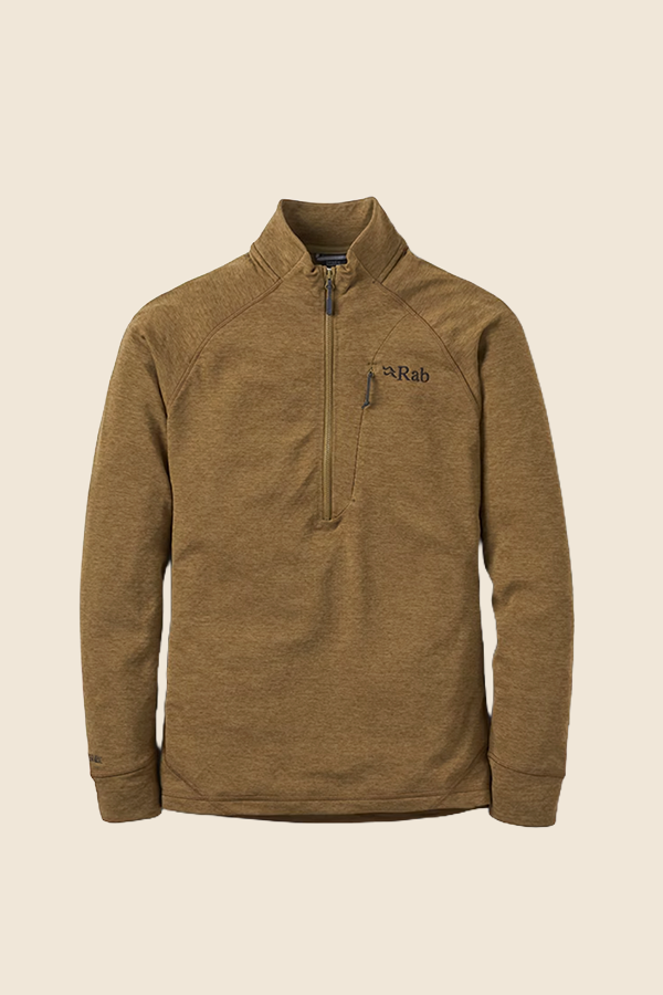 RAB - NEXUS透氣刷毛排汗衣 (橡木棕)