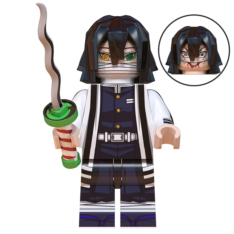 Demon Slayer Iguro Obanai Custom Minifigures Fit Lego WM6137 WM2340