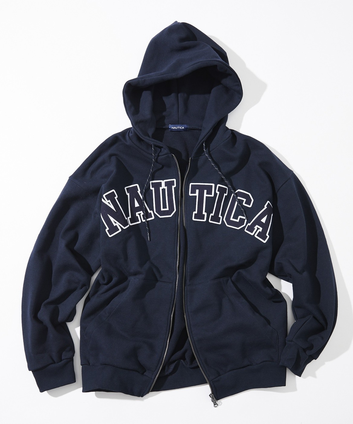 <日本限量降價+單件免運>NAUTICA Arch Logo Sweat Zip Hoodie 日本 限定 連帽 外套