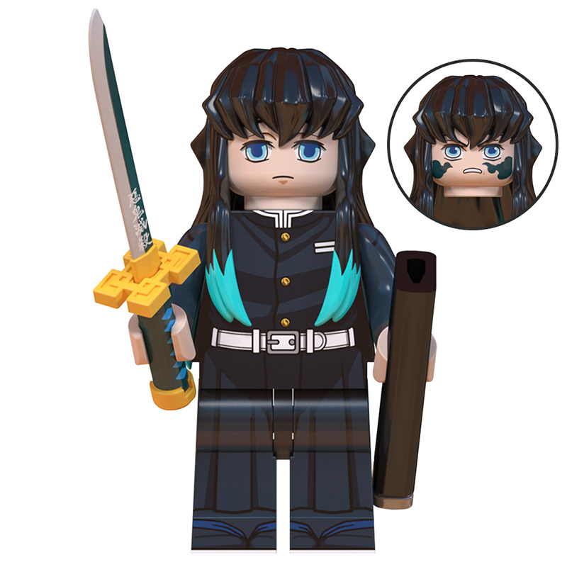 Demon Slayer Tokitou Muichirou Custom Minifigures Fit Lego WM6137 WM2342
