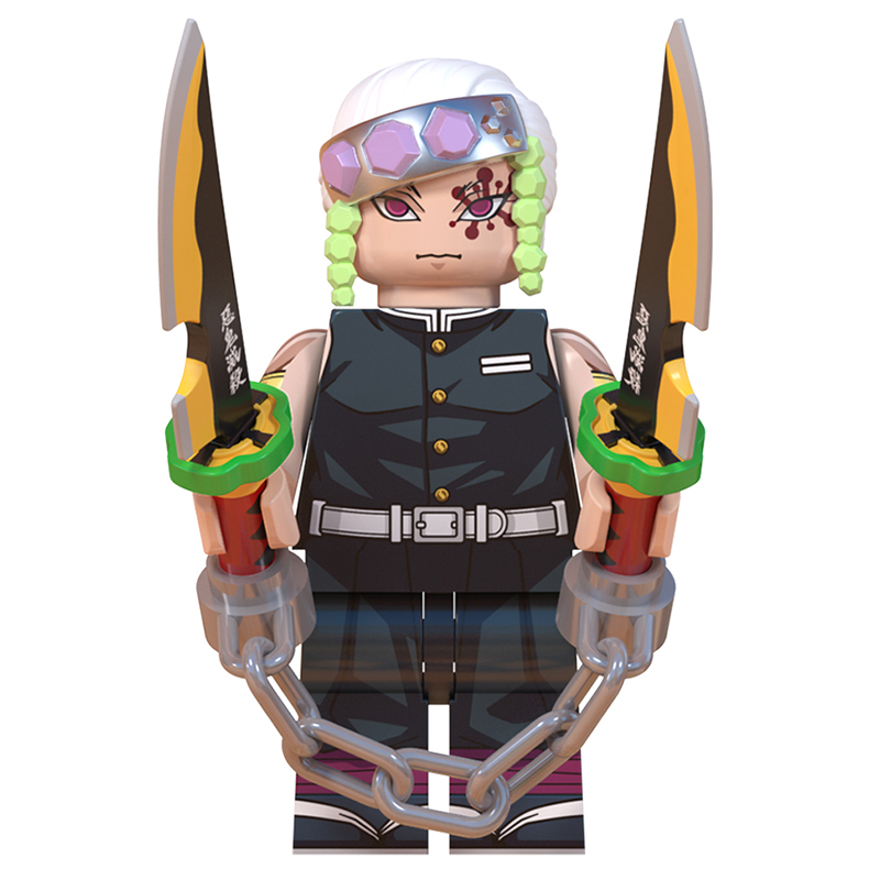 Demon Slayer Uzui Tengen Custom Minifigures Fit Lego WM6137 WM2343