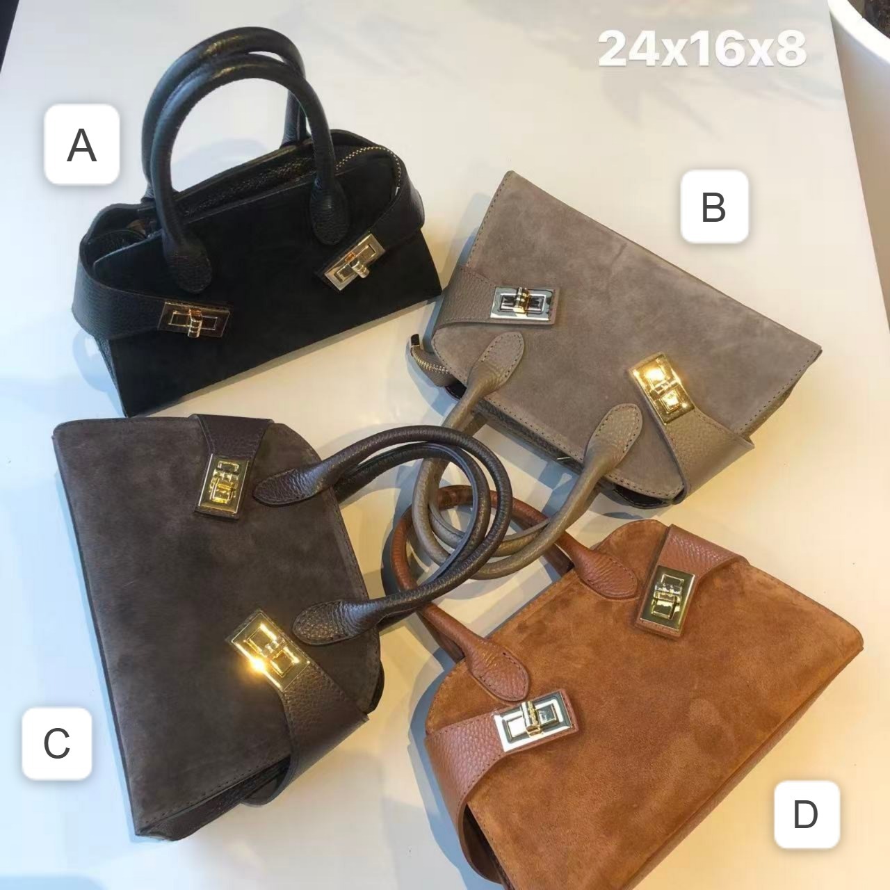 【直播】意大利皮具 LL102704 中號手提包