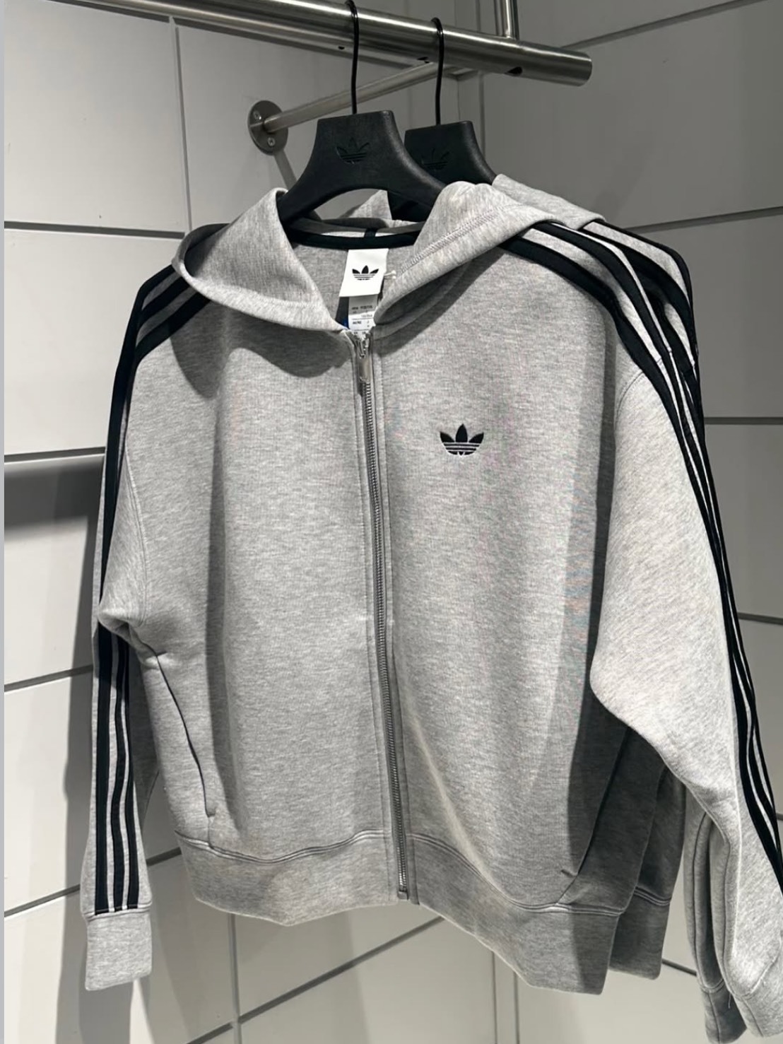ADIDAS 太空灰 連帽 外套