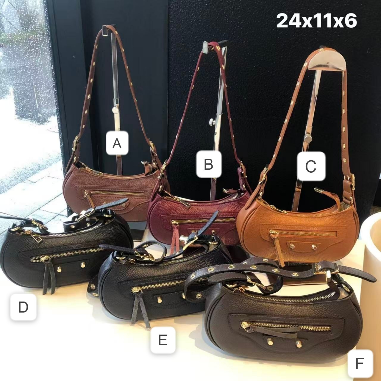 【直播】意大利皮具 LL102706 可調較腋下包