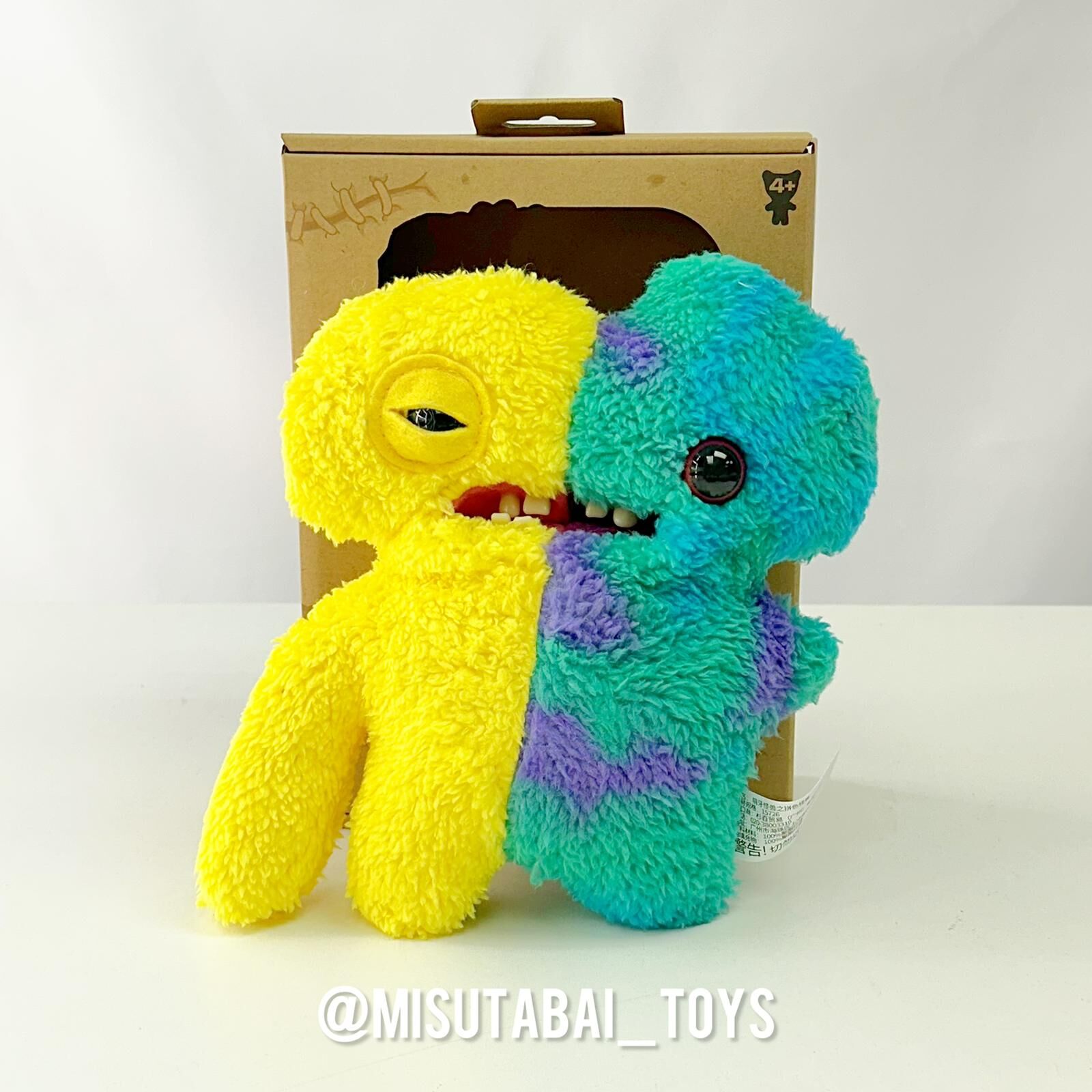 FG76991 FUGGLER's Color-blocking Monster - Squeeze the monster with your teeth wide open