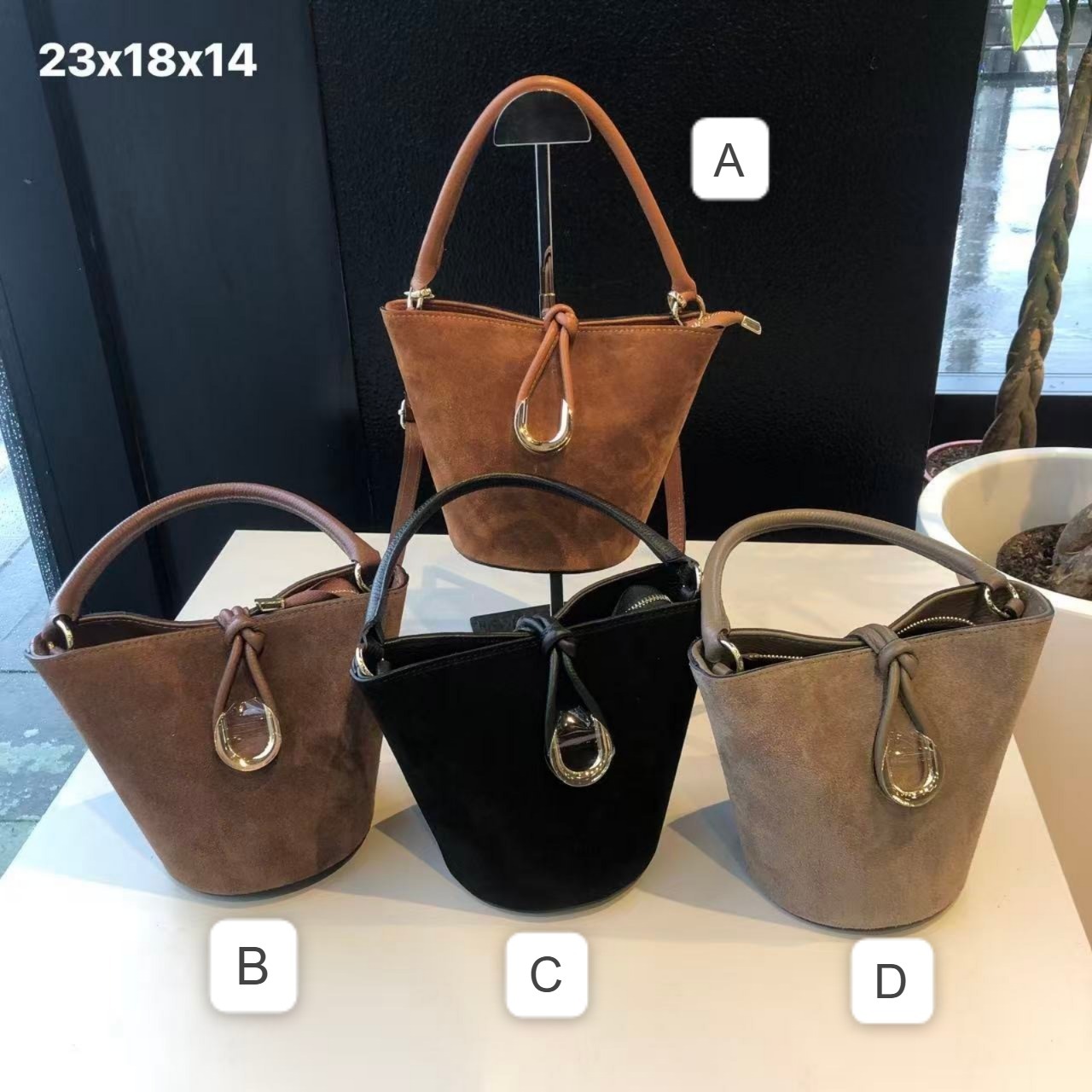 【直播】意大利皮具 LL102707 水桶包