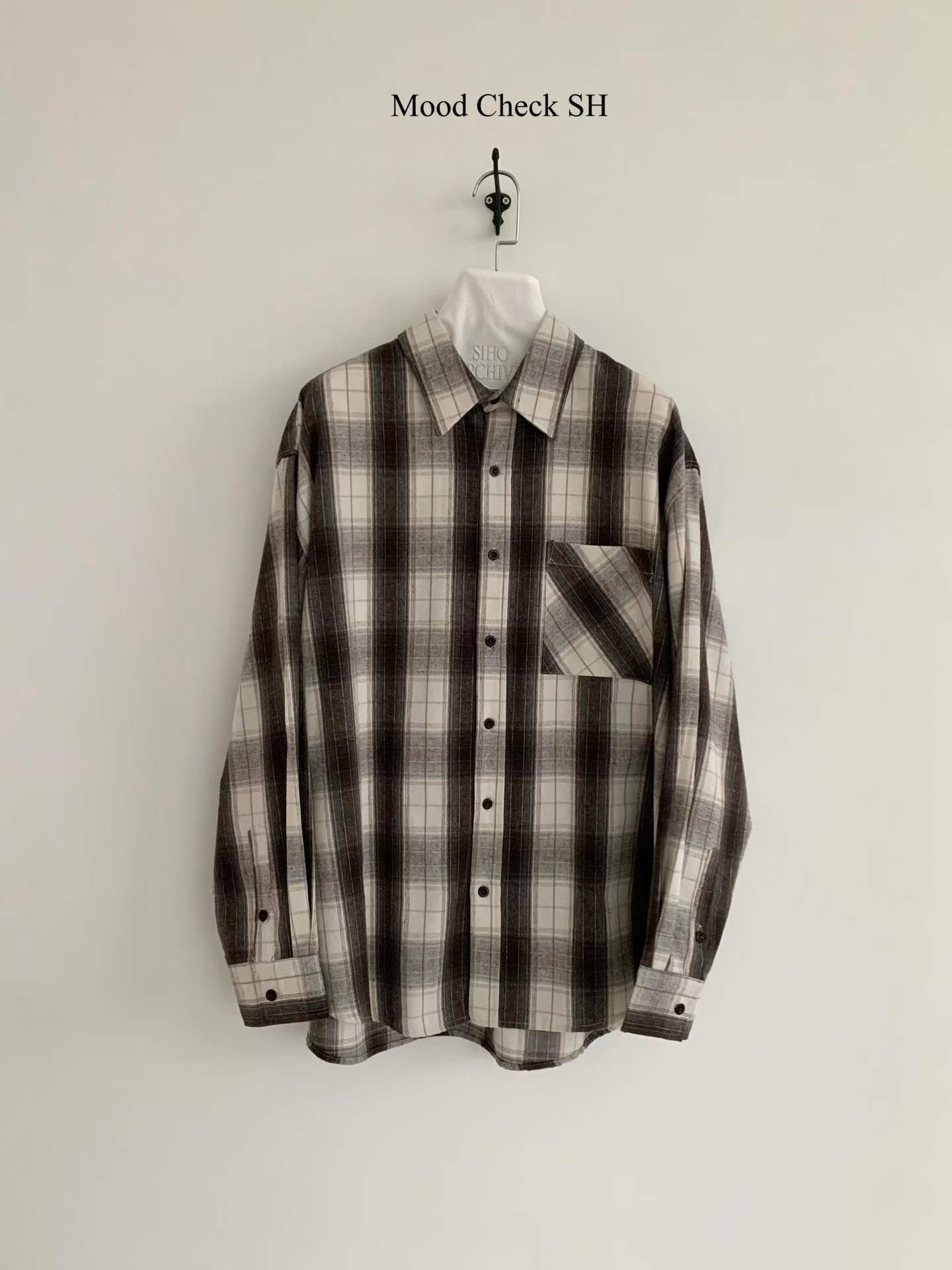 AP5106 格調格仔Polo領單口袋恤衫