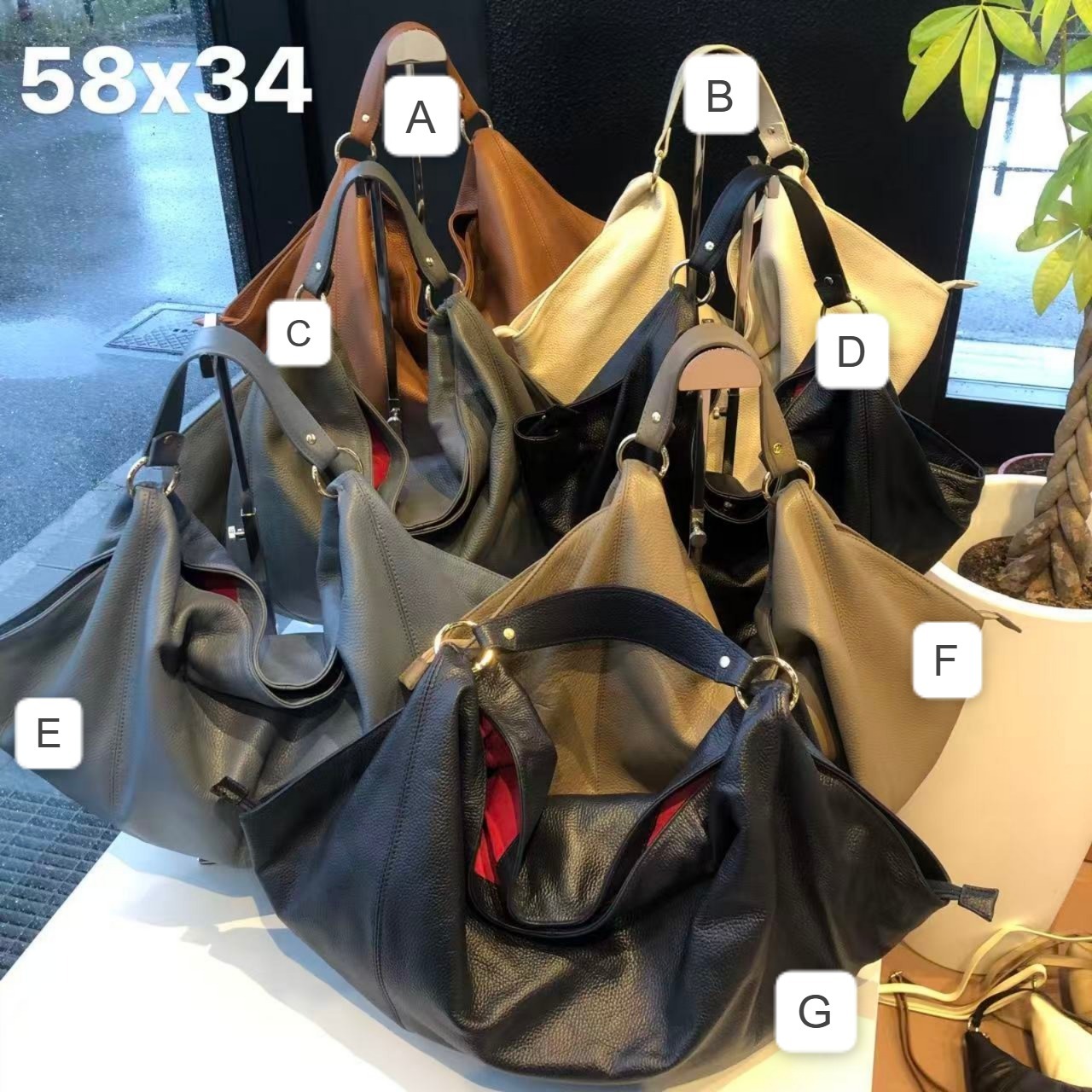 【直播】意大利皮具 LL102713 大容量側孭包