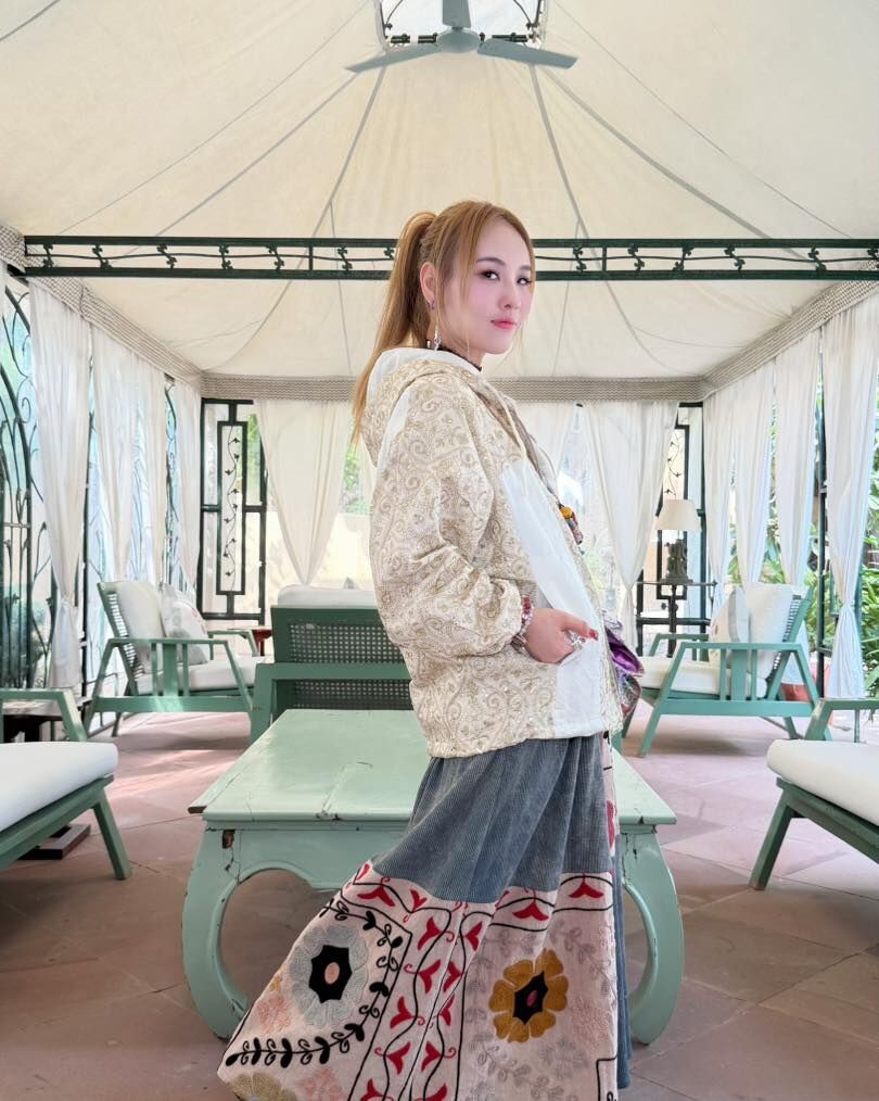 Macrame 印度原廠直送 刺繡外套 米色