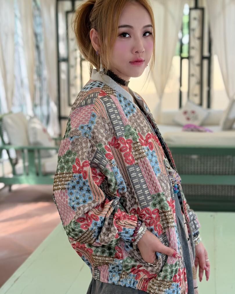 Macrame 印度原廠直送 刺繡外套 紅藍色