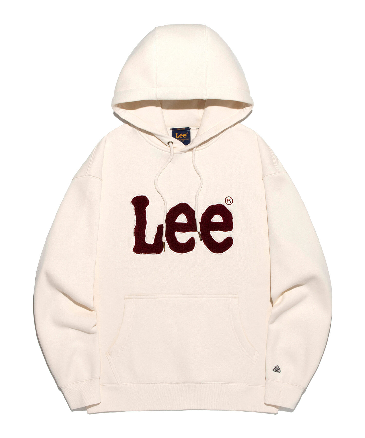 <快速出貨> LEE 立體毛絨大LOGO刷毛帽T 三色