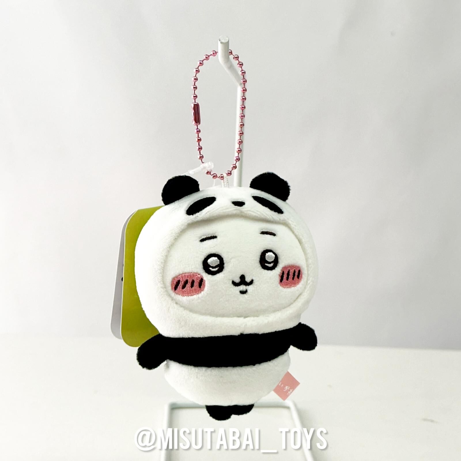 Chiikawa Park Chiikawa Panda Plush Doll Keychain