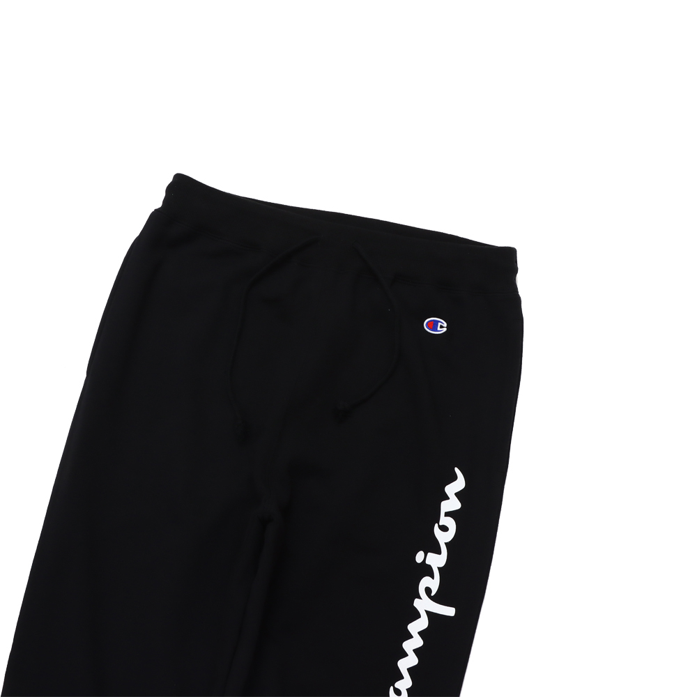 男款-BASIC LOGO印花棉質長褲-黑色（C3-A211-090）