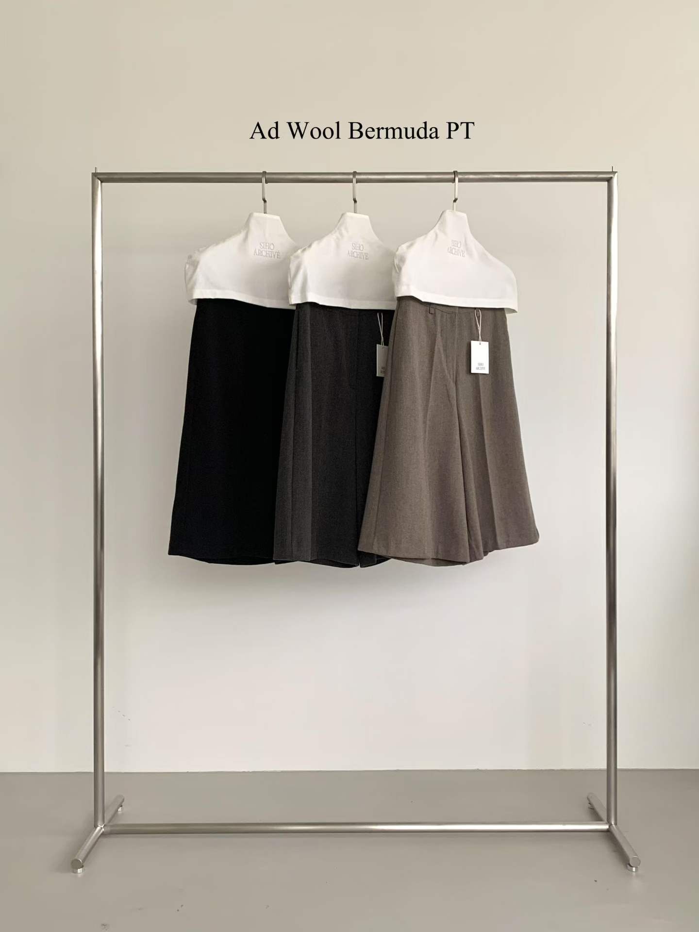 AP5112 軟綿舒適羊毛5分褲