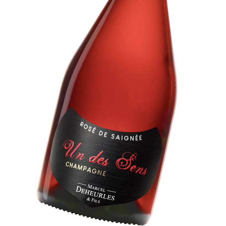Marcel Deheurles & Fils Un des Sens Rose de Saignee Champagne