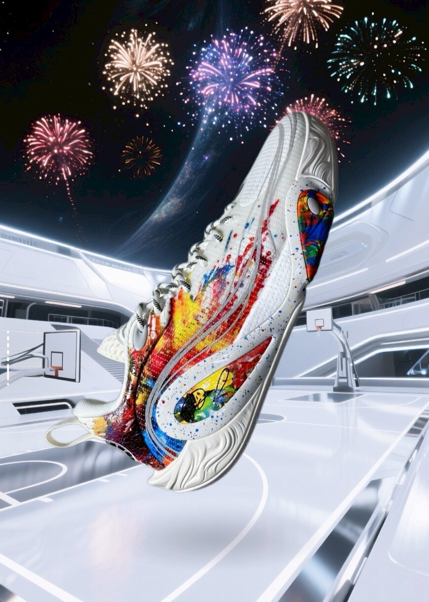 <連線代購商品>男鞋 李寧 LI-NING WADE DLO 1 煙火 耐磨 緩震 支撐 實戰 籃球鞋【ABPV009-19】D'Angelo Russell