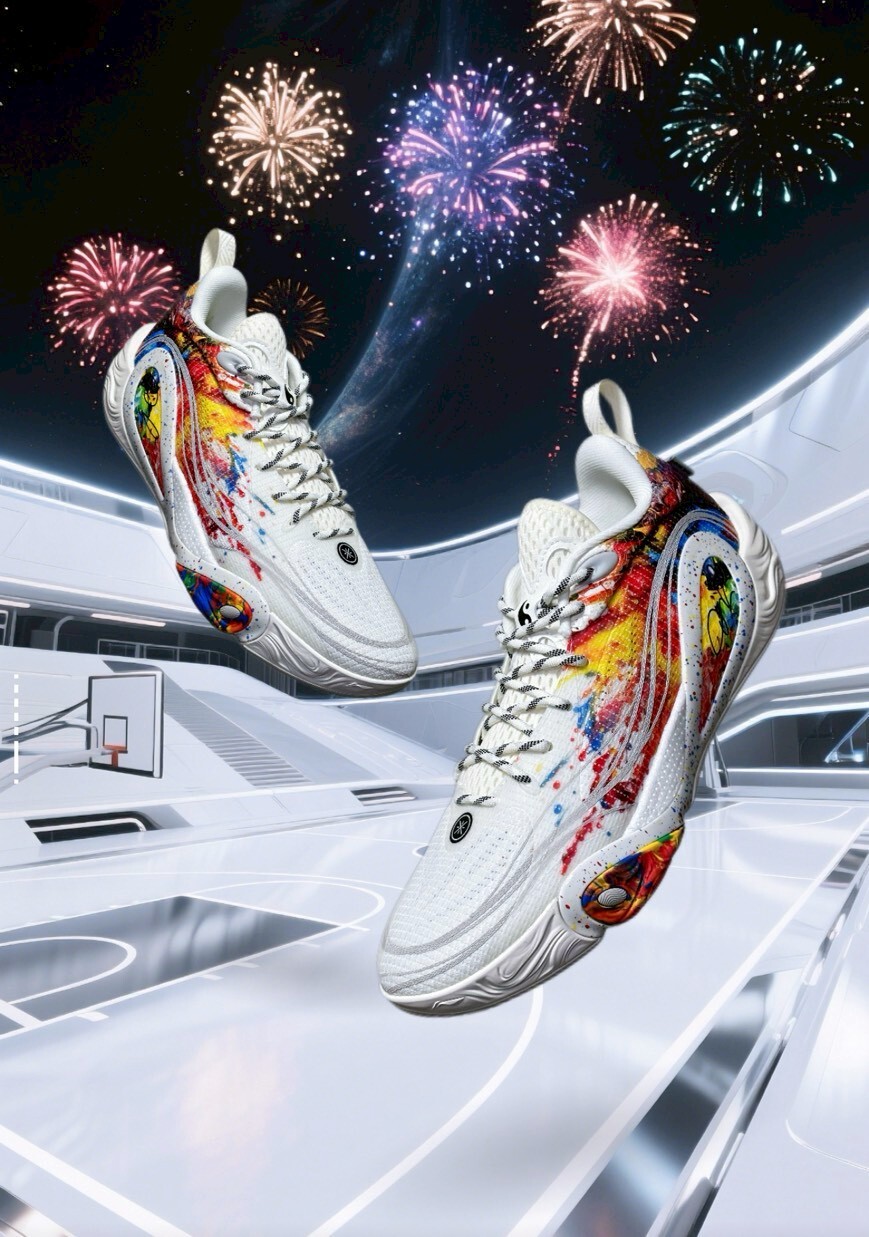 <連線代購商品>男鞋 李寧 LI-NING WADE DLO 1 煙火 耐磨 緩震 支撐 實戰 籃球鞋【ABPV009-19】D'Angelo Russell