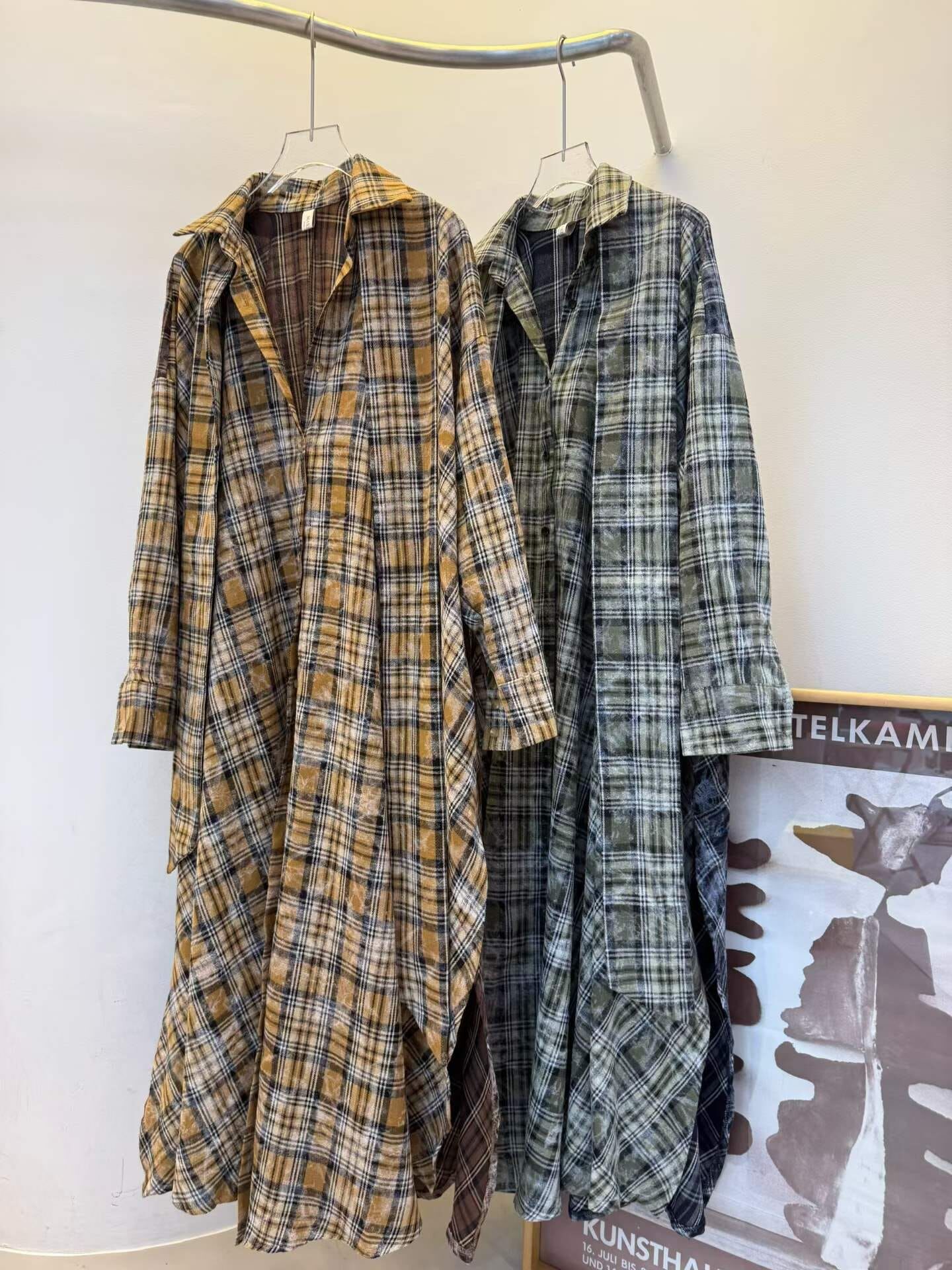 MG5106 英倫格紋連身裙