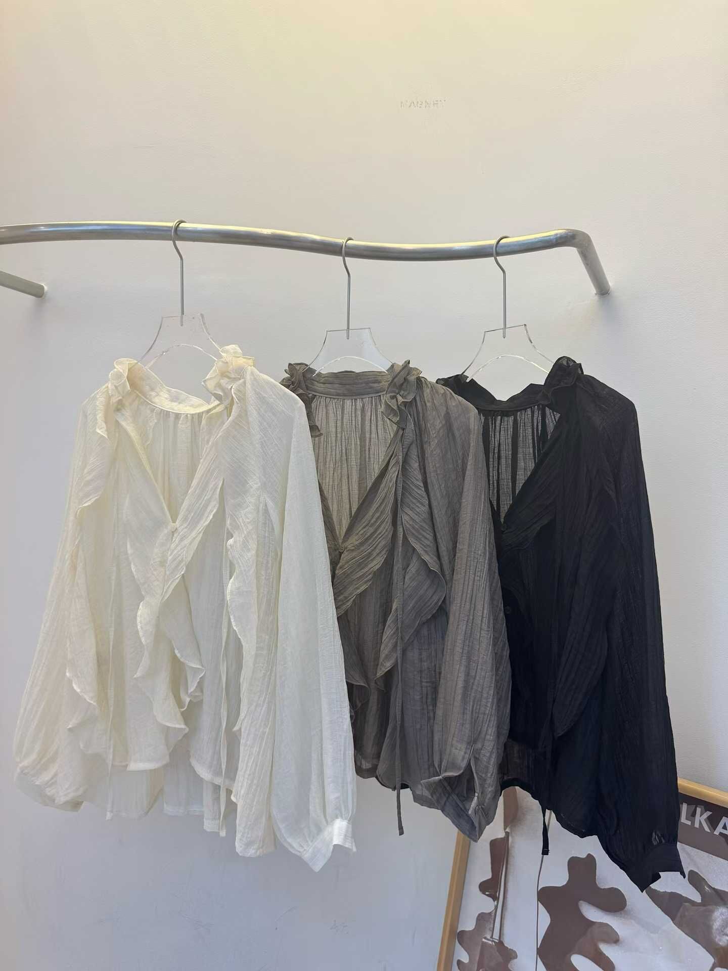 MG5112 飄逸樹紋公主風上衣