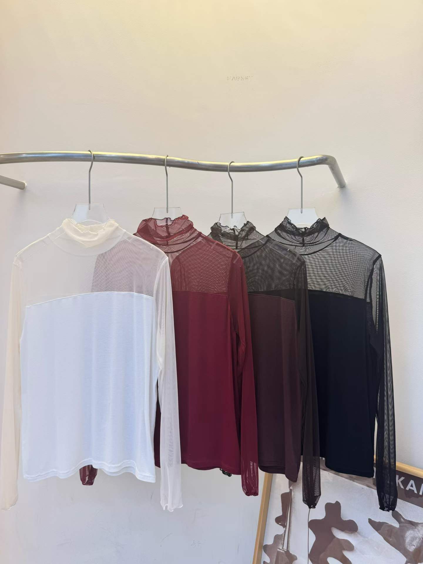 MG5114 小性感半透紗上衣