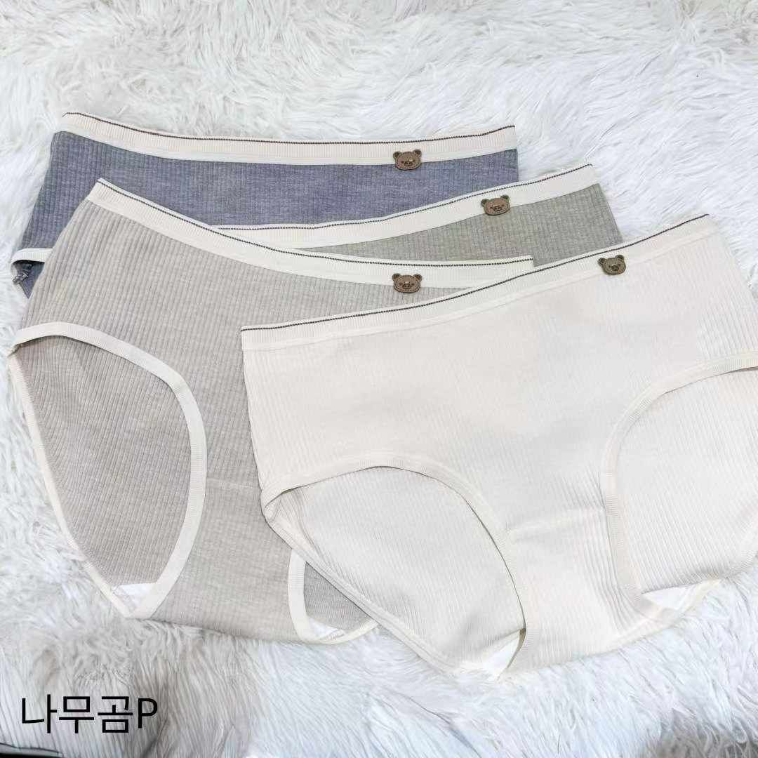 FL5101 熊啤啤暗紋內褲（一套4條）