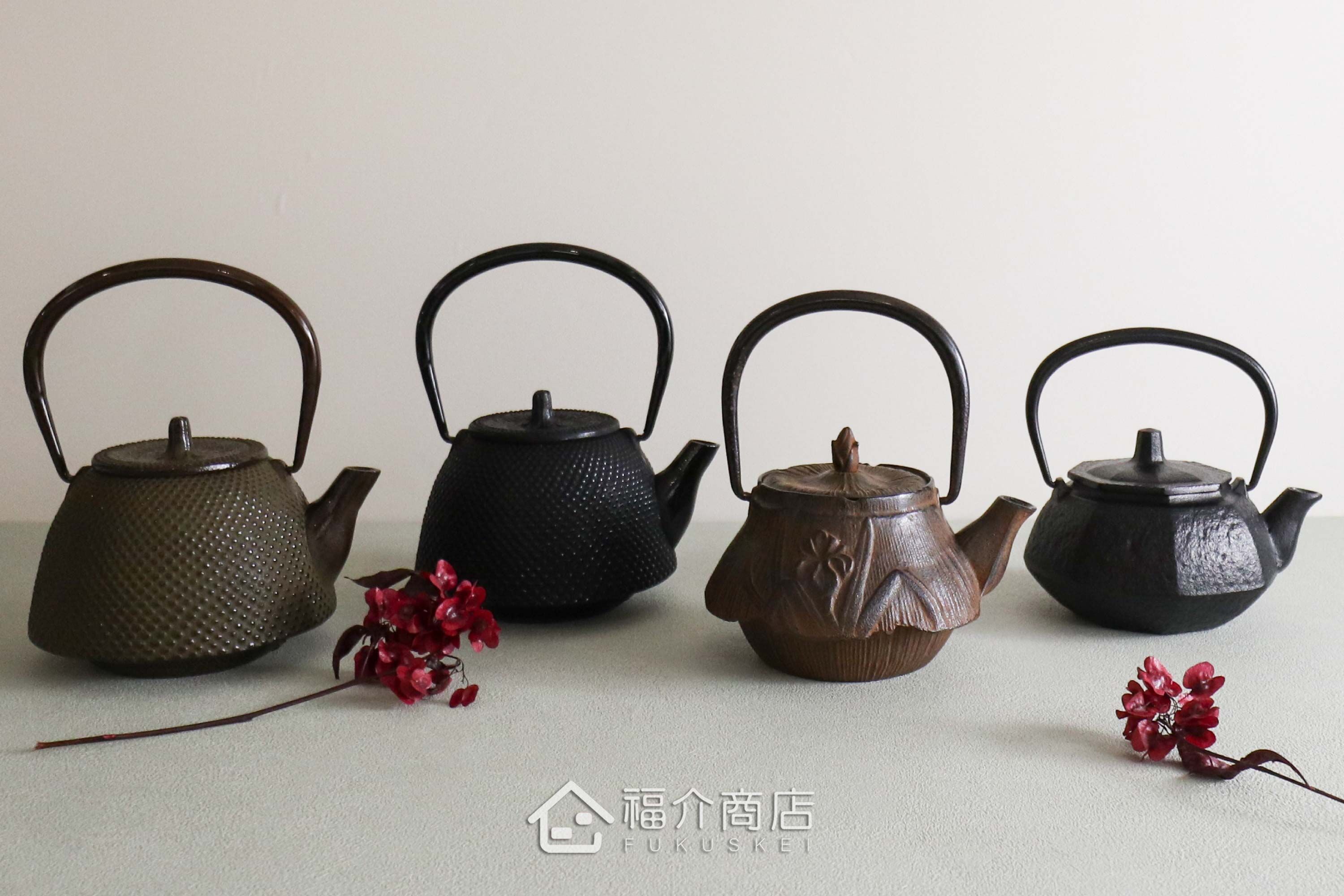 泡茶用的小容量日本鑄鐵泡茶壺