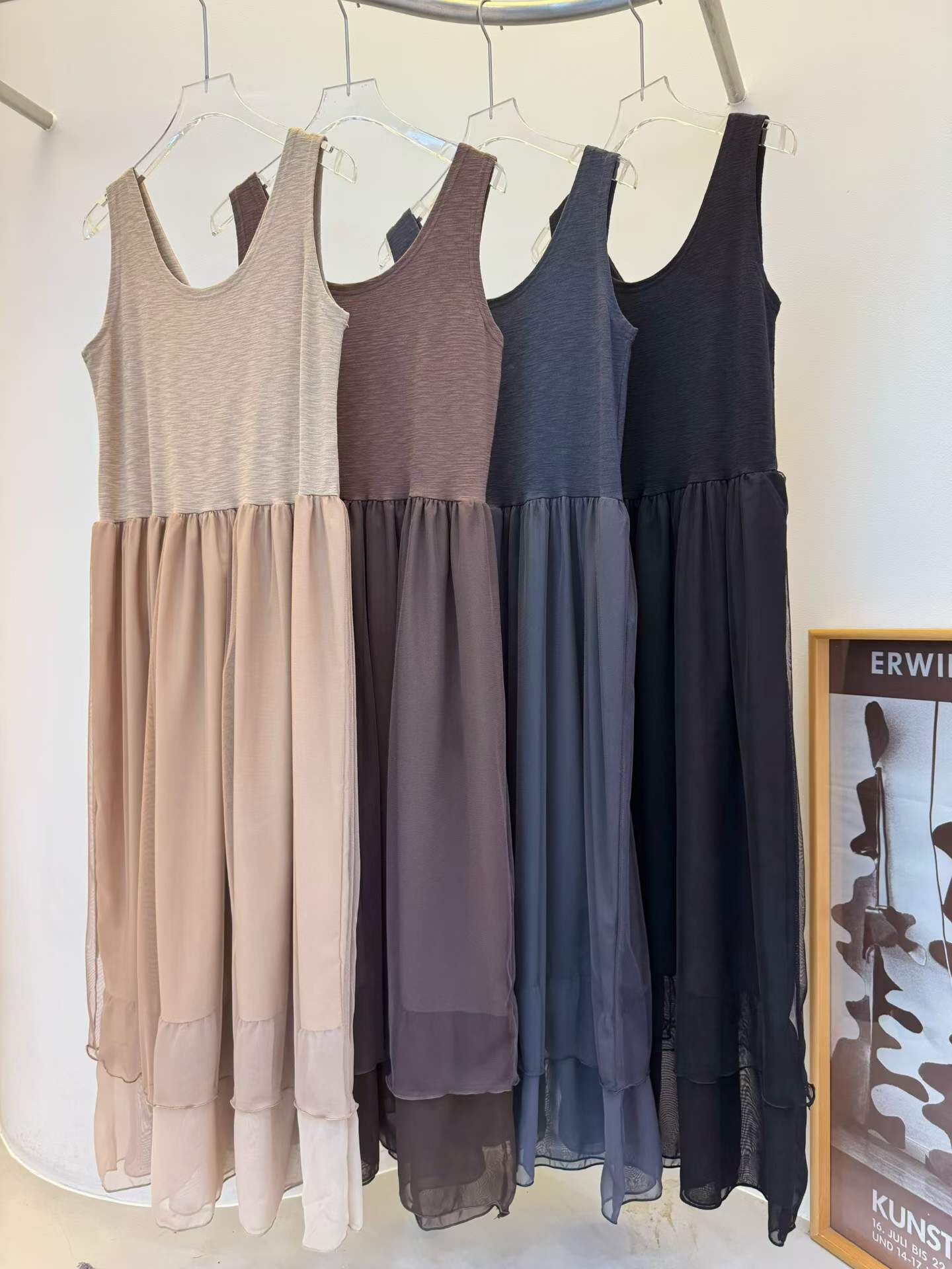 MG5128 內搭拼紗連身裙