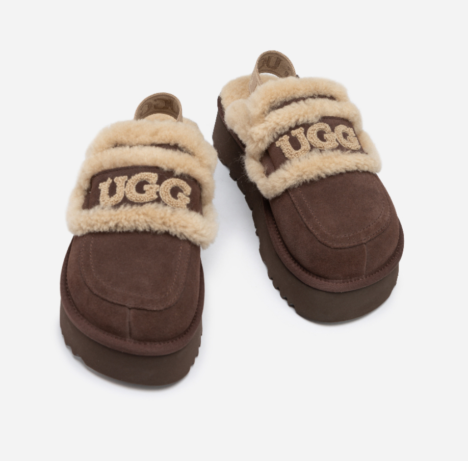 27/10 UGG 女裝羊毛厚底拖鞋(厚底)