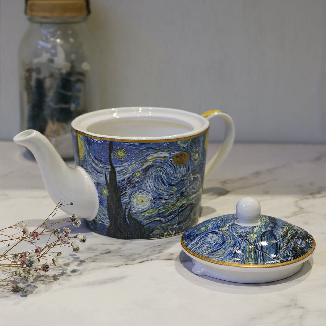 lesserpavey,monet,vangogh,莫內,梵谷,茶壺,杯,杯子,馬克杯,杯壺,茶壺,個人杯壺組,子母壺,送禮,生活用品,英式茶具,選品,家居,下午茶,儀式感,內湖,換個角度有限公司