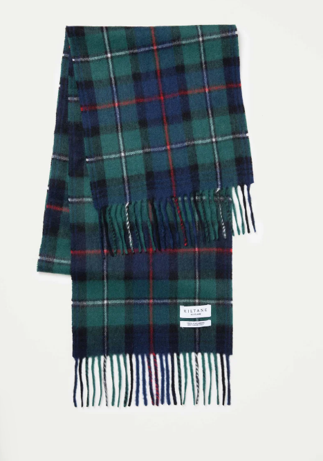 S23 Heritage Tartan Cashmere Scarf - Mackenzie 頸巾size: 160CMx25CM 羊絨加長size：190CMx30CM 100%蘇格蘭製造 羊毛$188 羊絨$488 羊絨加長$698