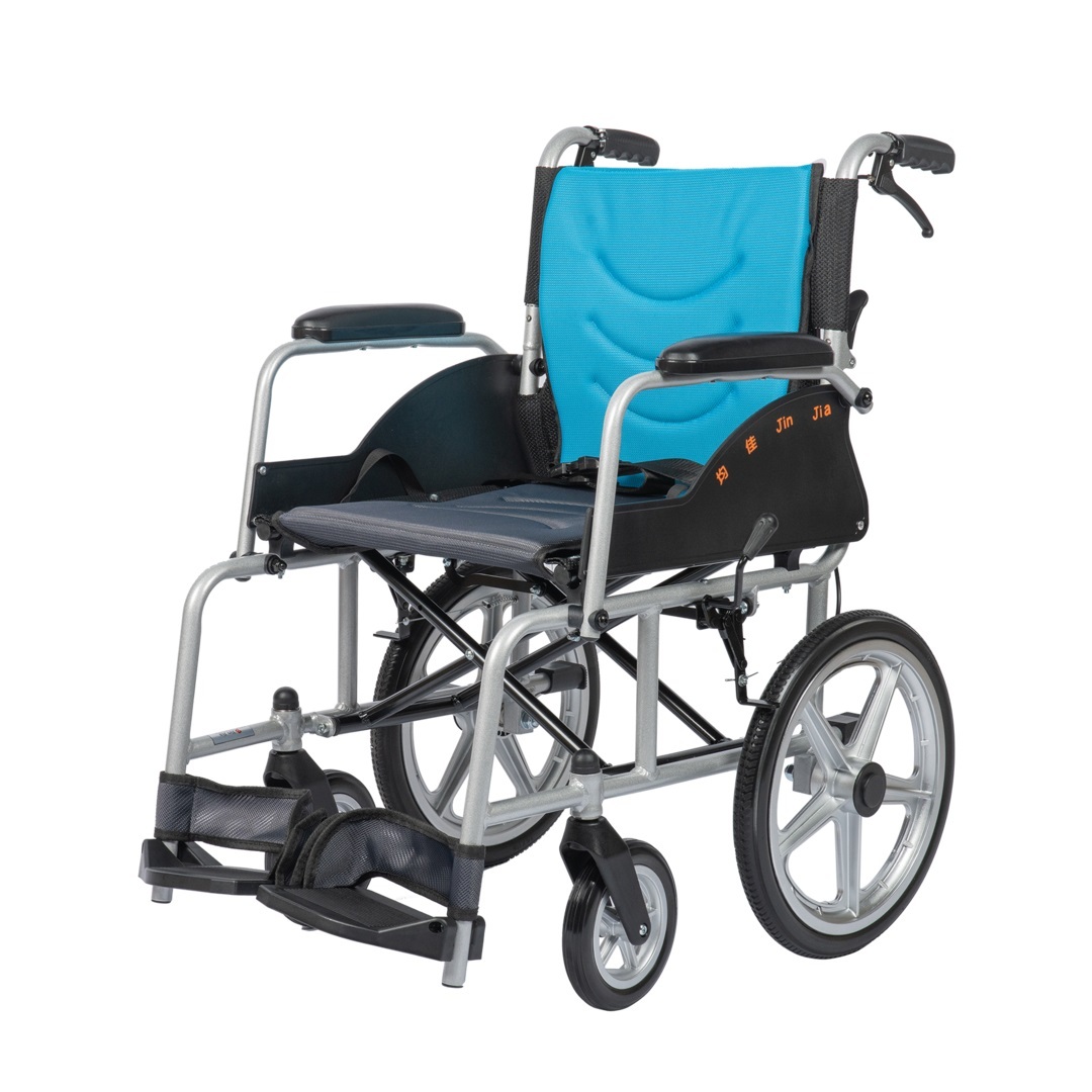 均佳 JW-G150-16 鋁合金輪椅 看護型(會員獨享價$5870)