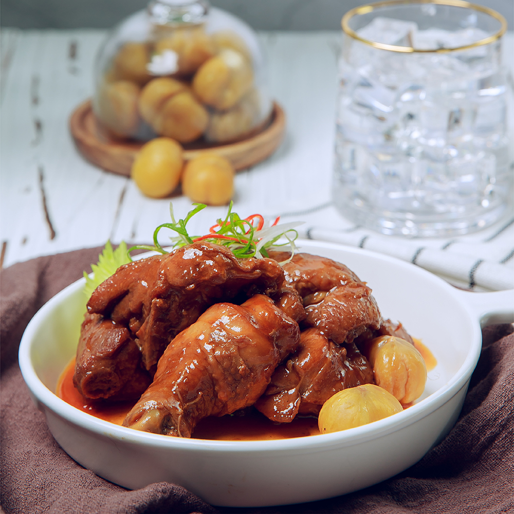 公益合作｜漢典食品-醬燒煨栗子雞
