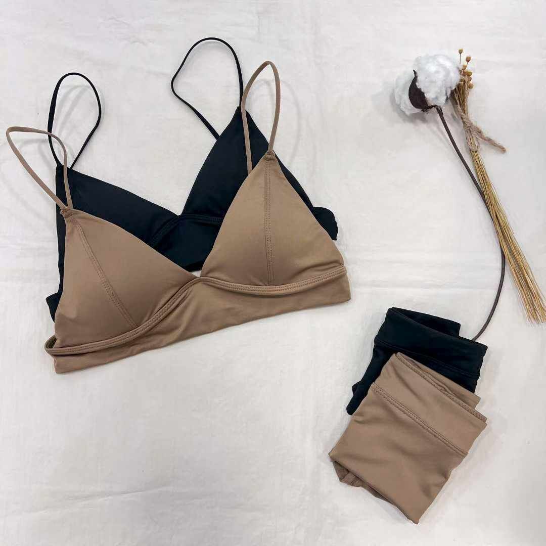 FL5115 幼吊帶開V小性感內衣套裝