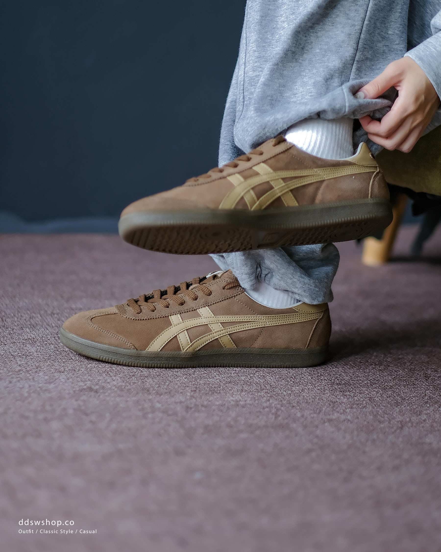 "代購" ONITSUKA TIGER TOKUTEN 棕色 男女款 1183C562-200