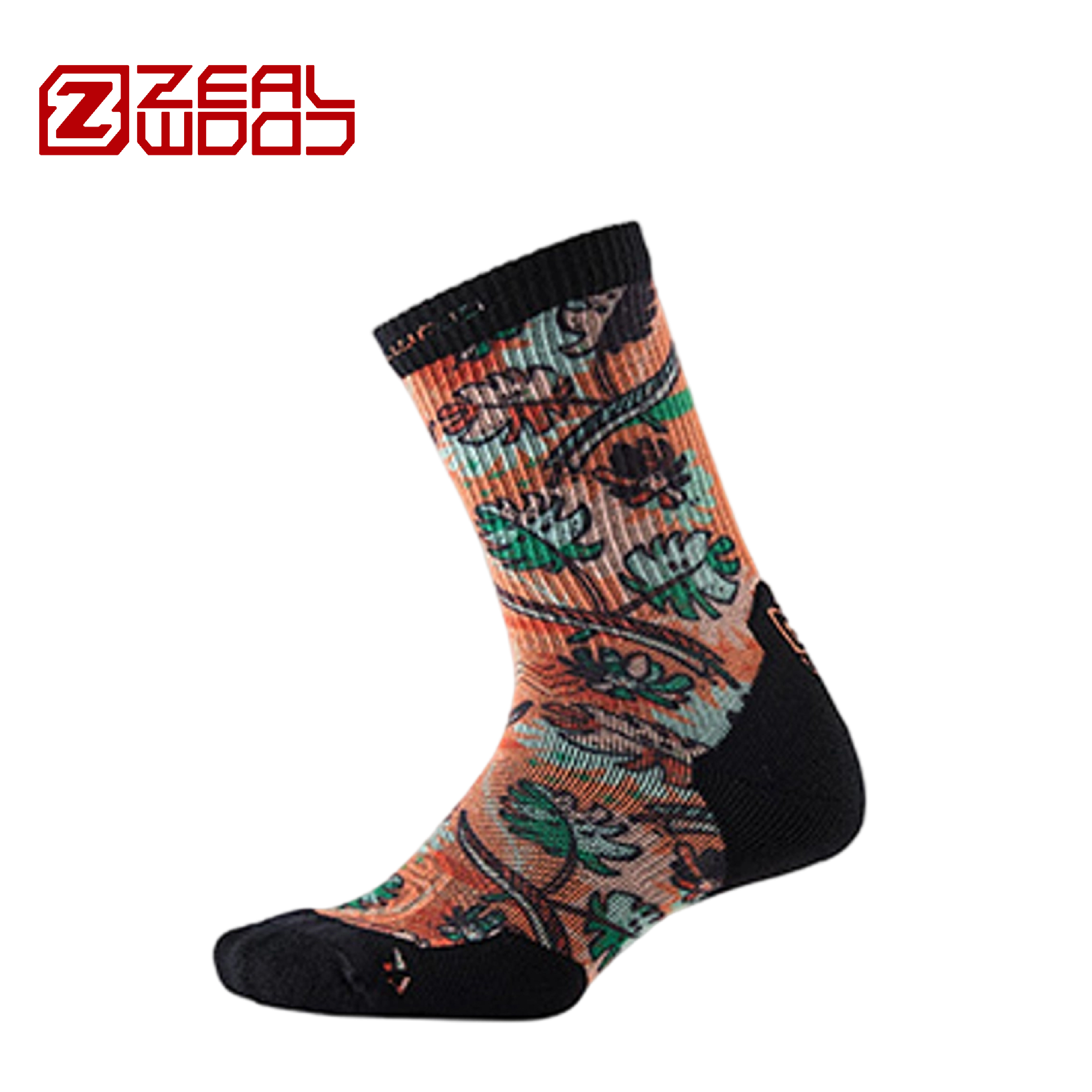 ZEALWOOD 賽樂 美麗諾羊毛印花中筒襪 (11色) 44PCZ19009