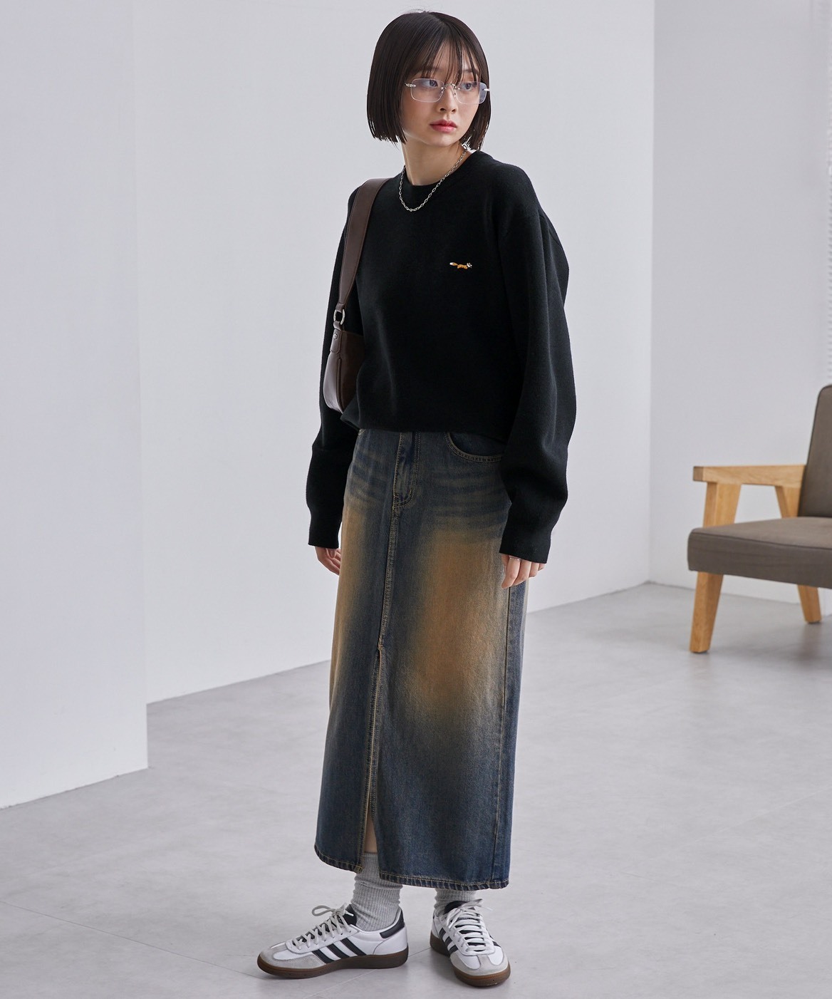 #預購 日本限定 PENNEYS THE FOX 防起毛球 刺繡緹花針織衫 十一色