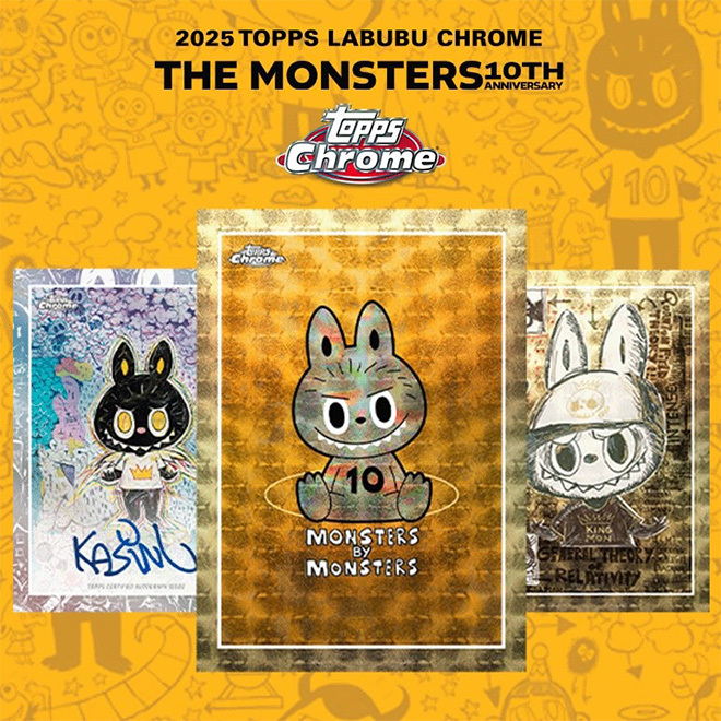 2025 Topps Labubu Chrome® 10th Anniversary - Hobby Box