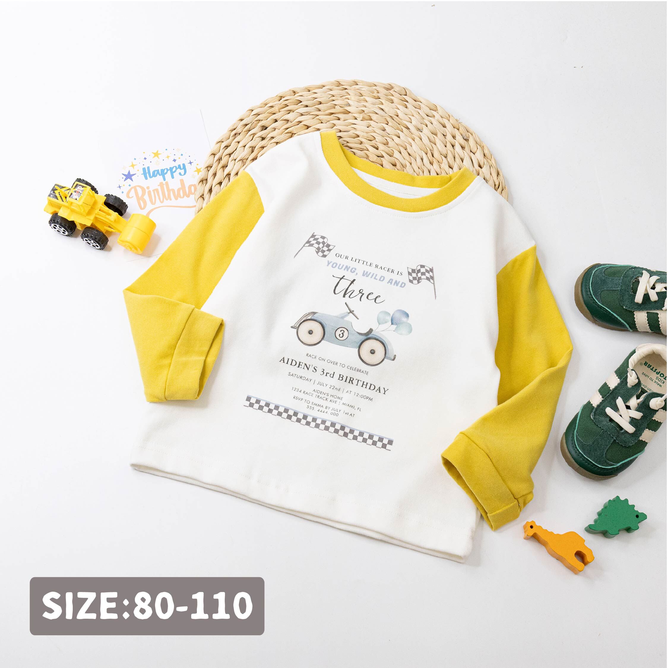 【H55582】英倫骨董車撞袖拼接上衣