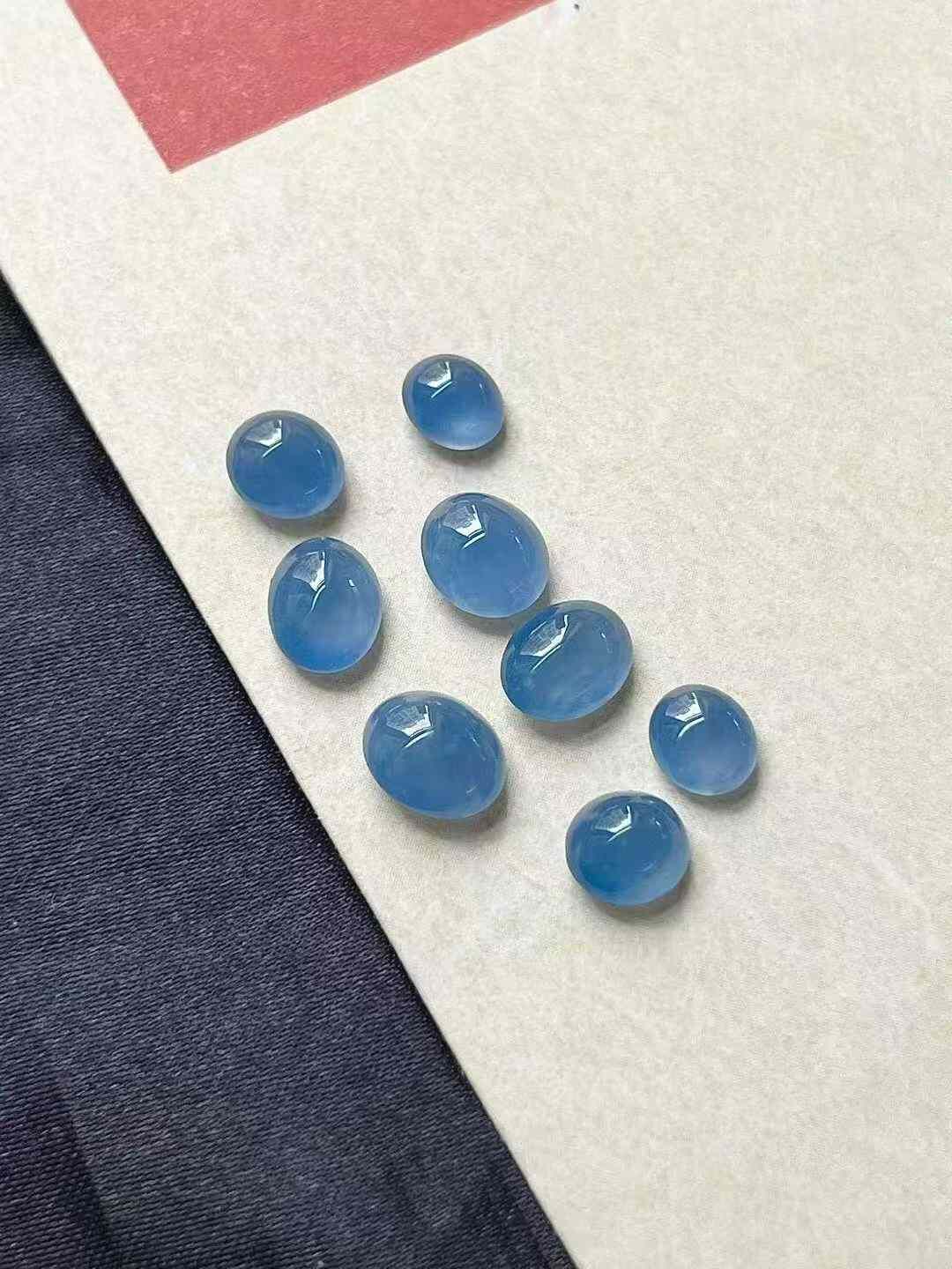 1014354 翡翠紫羅蘭蛋面一手