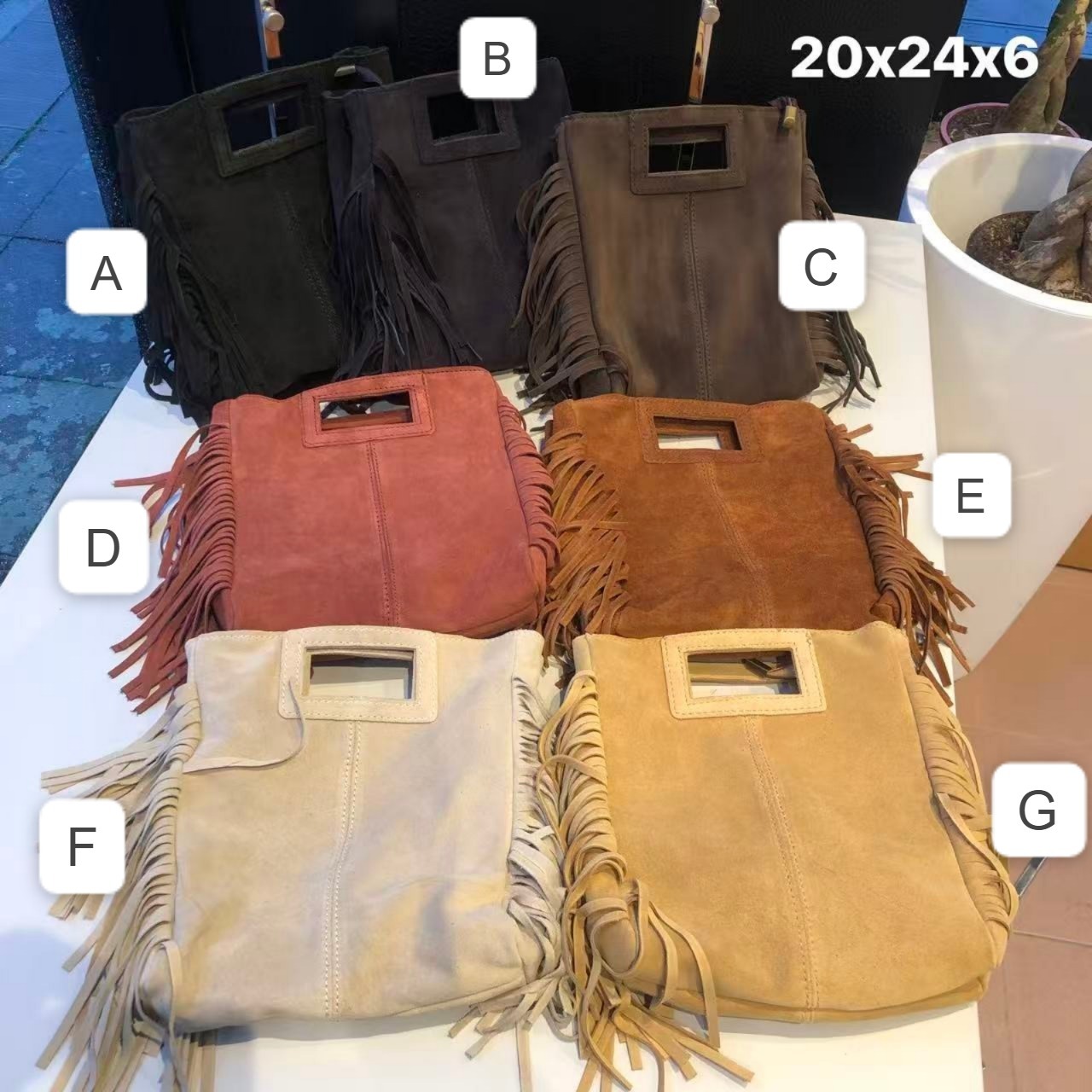 【直播】意大利皮具 LL102717 流蘇皮革包