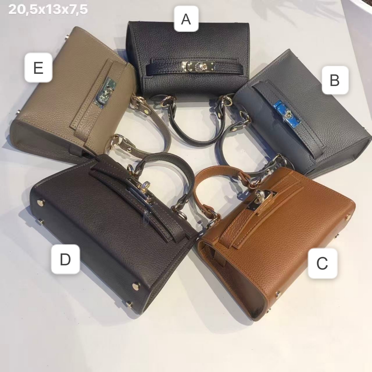 【直播】意大利皮具 LL102721 前蓋手提包