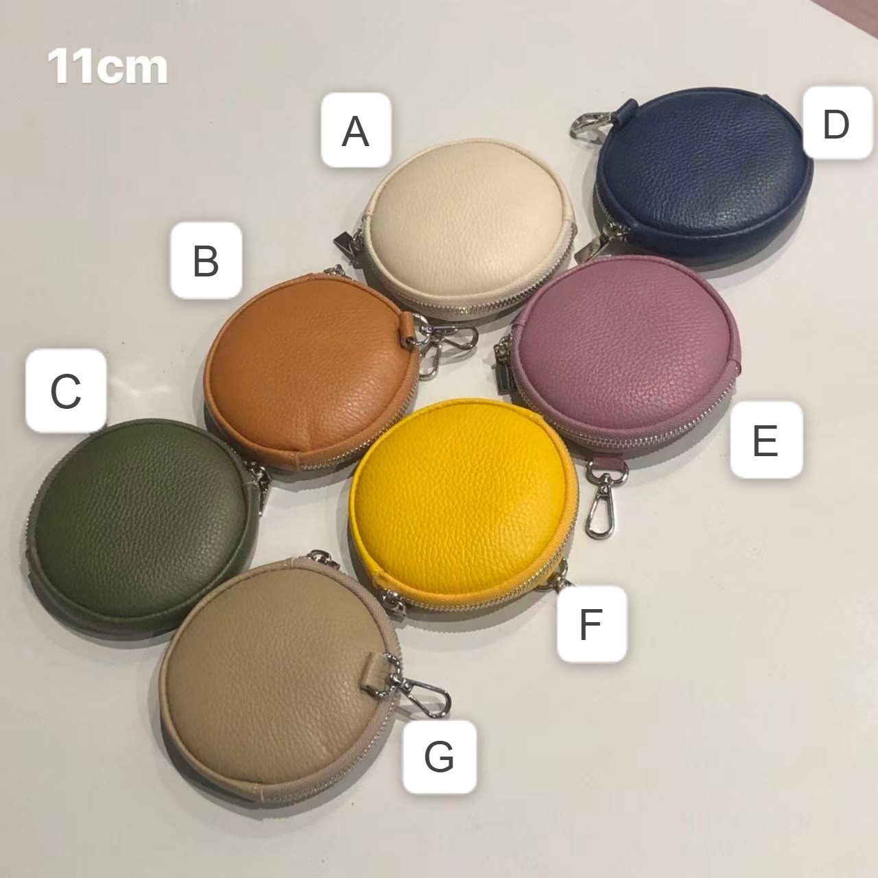 【直播】意大利皮具 LL102724 圓形散紙包