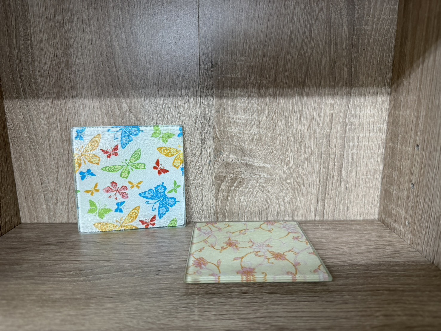 桃園院｜超狂雙11元勁爆低價 玻璃杯墊(顏色隨機)